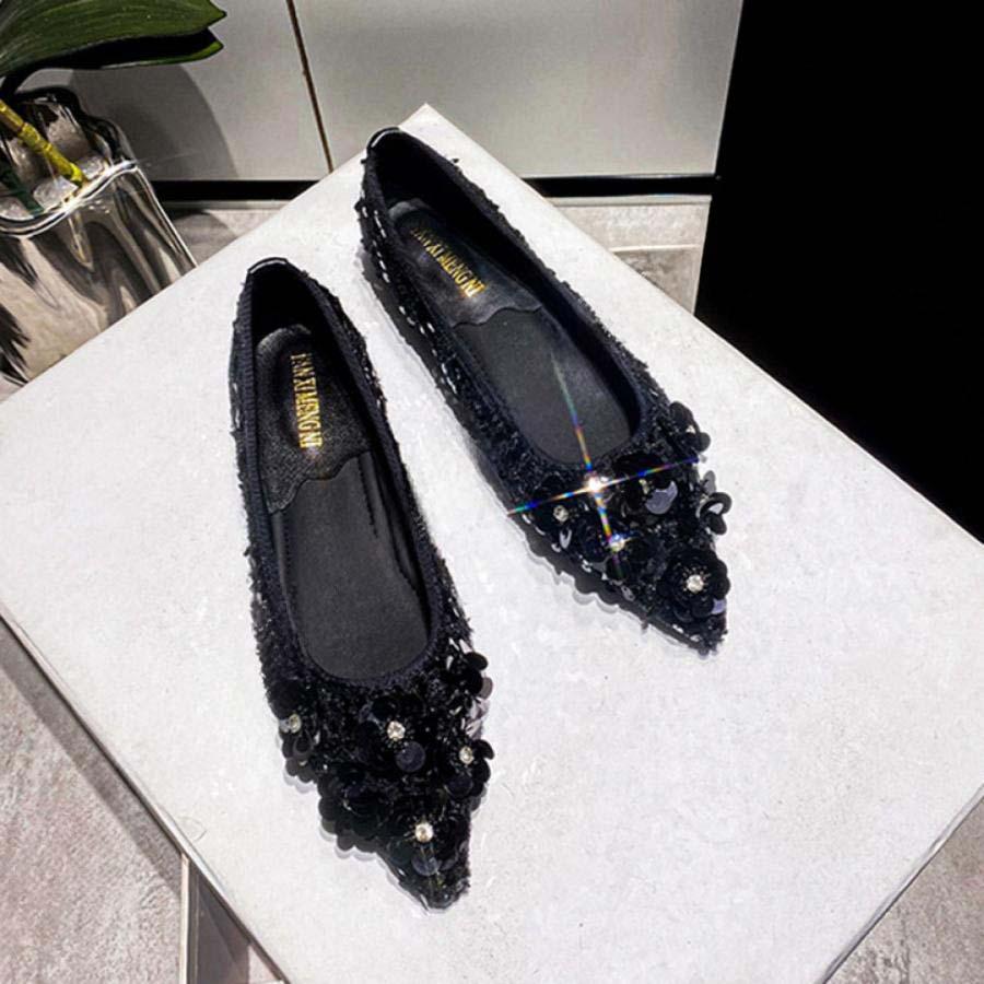 レディース パンプス ローヒール パール 安定感 女性 歩きやすい 軽量 おしゃれ チャンキーヒール フラット 走れる 痛くない 低反発 冠婚葬祭 オフィス 結婚式 | ブランド登録なし | 17