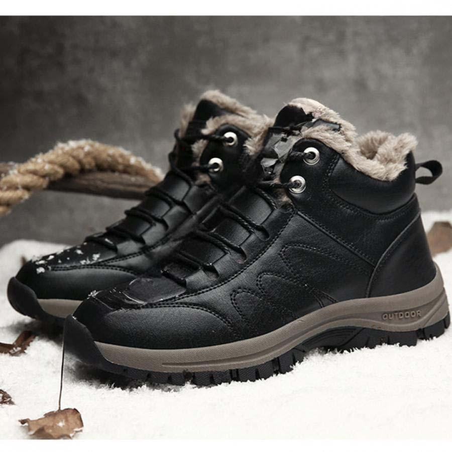 防寒ブーツ メンズ レーディス 防水 トレッキングブーツ 裏起毛 ピンク 24.5-28.0cm 防寒ブーツ メンズ レーディス 防水 トレッキングブーツ