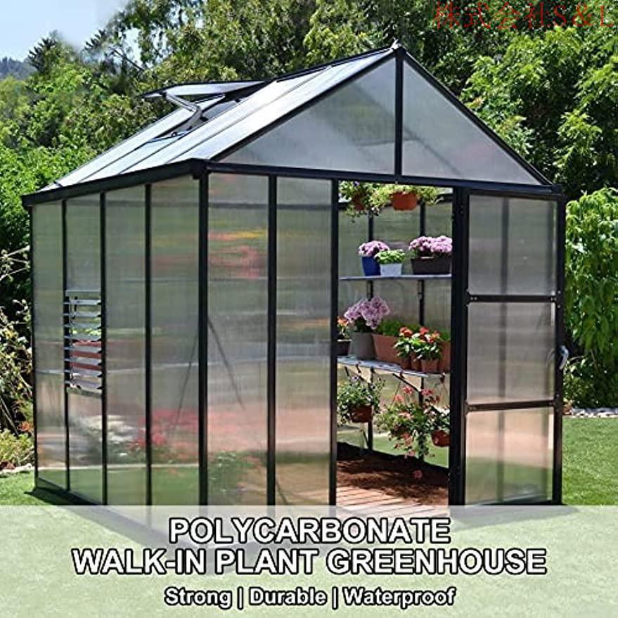 ビニールハウス 4m×3m×2m 大型温室 防寒 防水 UVカット ビニールハウス 4m×3m×2m 大型温室 防寒 防水 UVカット