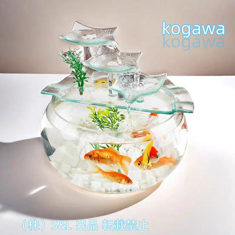 屋外屋内ガーデン植木鉢 金魚鉢 水槽 金魚流水オーナメント