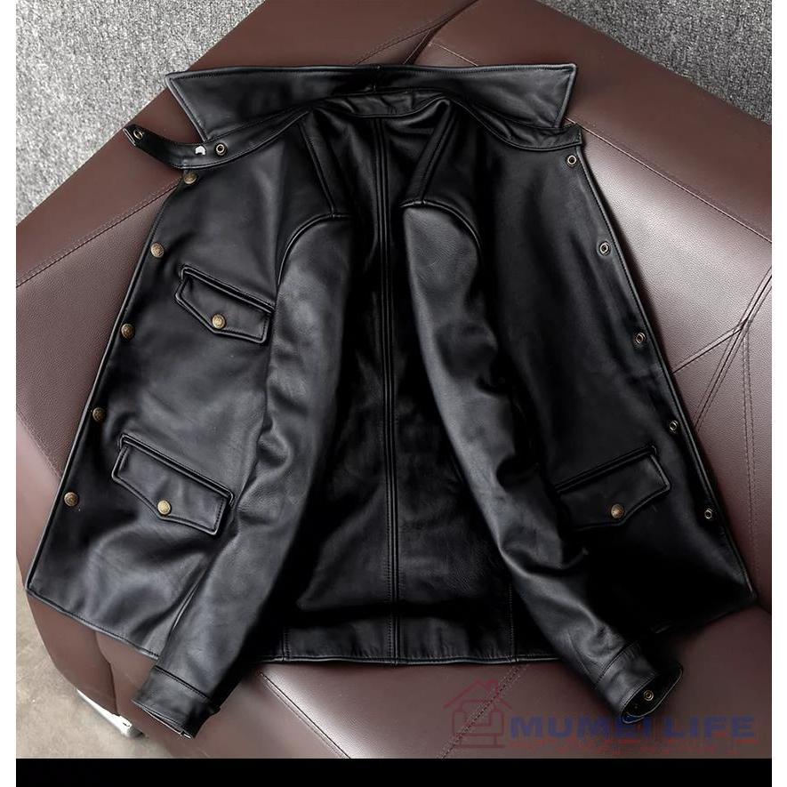 茶芯ホースハイド 復刻50's ドライビングコート レザー