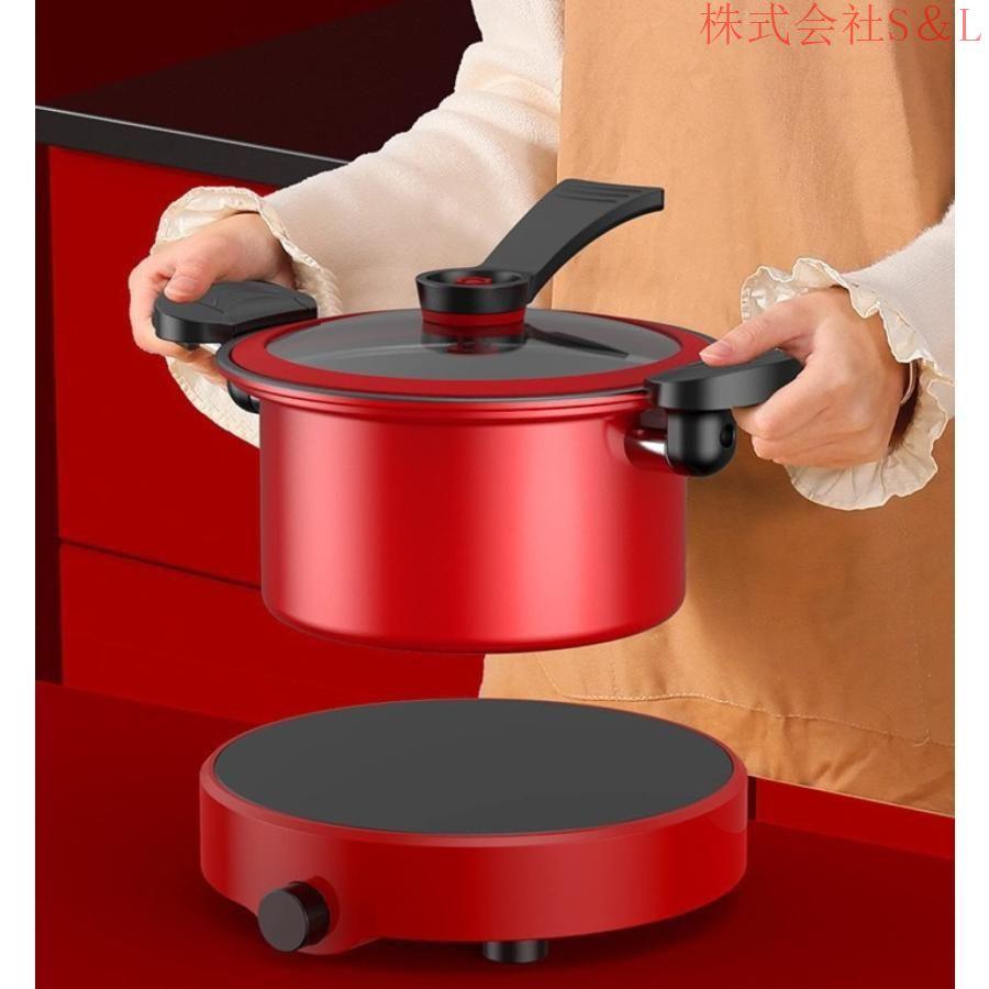 圧力鍋 ih対応 株式会社S＆L 3.5L 7L 大容量 低温調理 麦飯石 電気圧力