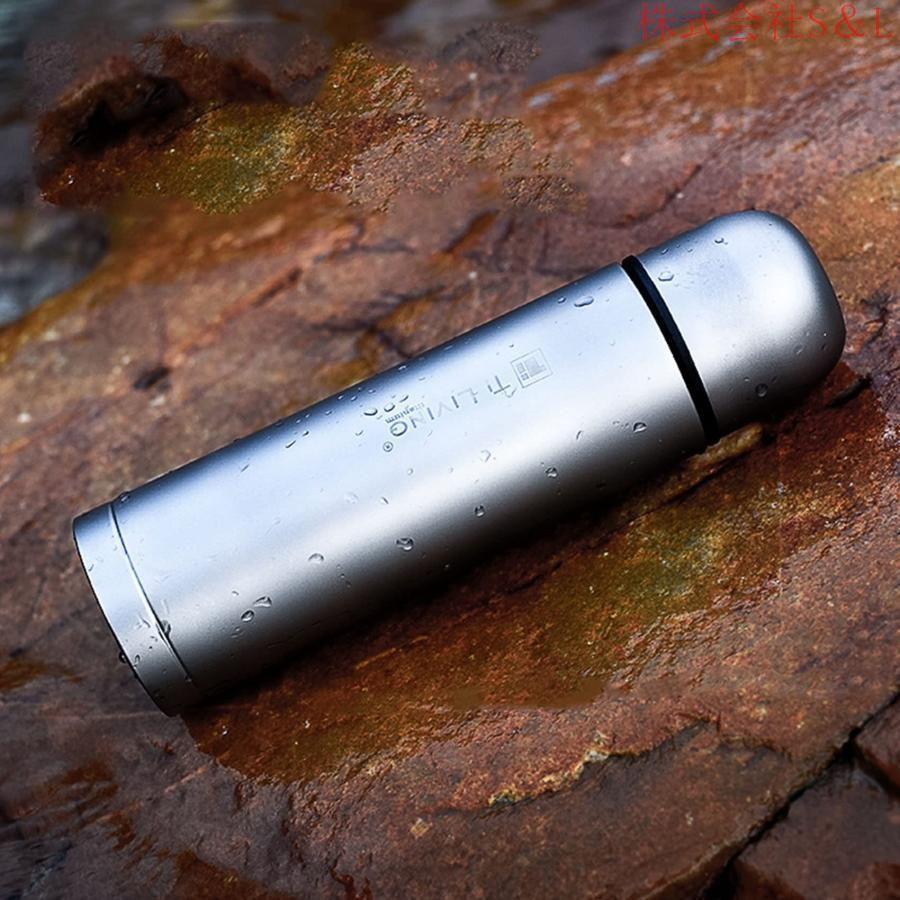 新品未使用　チタンボトル Amazon | Cuticate チタンボトル チタン水筒 500ml 純