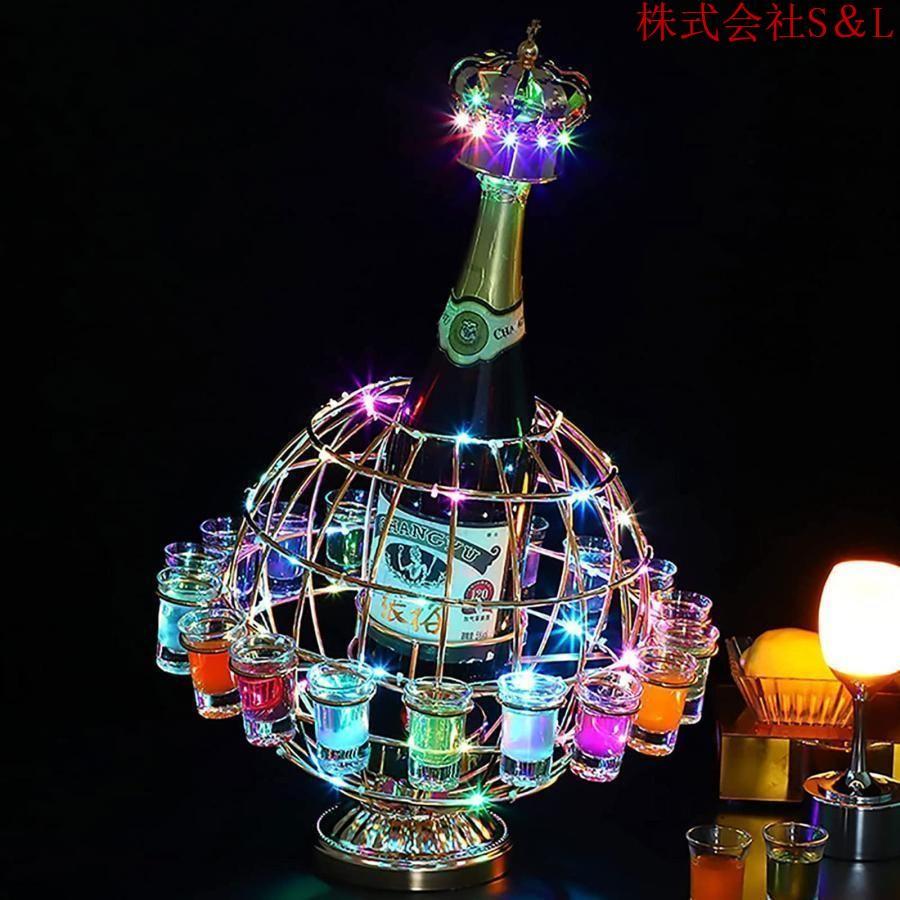 テキーラ観覧車 コカボムタワー LED ワイングラスホルダー（7?15日でお