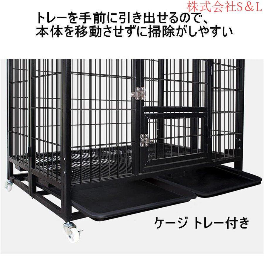 ハ*ー様 【美品】犬用ゲージ　ドッグゲージ　檻　ブラウン 犬 ケージ ゲージ ペットサークル 犬用 ペットゲージ サークル