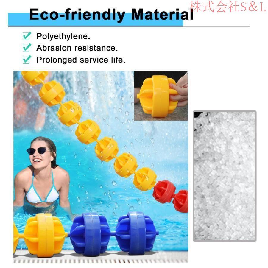 プールの仕切りロープ イングロウンドプールディバイダーフローター