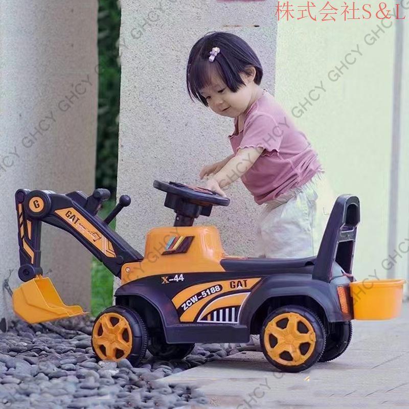 乗用玩具 働く車 ショベルカー ラジコンカー 乗り物 電動 重機