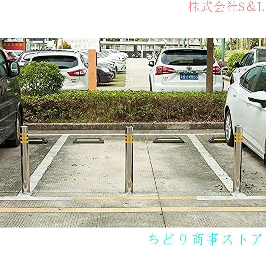 駐車ガードレール 駐車ガードレール 安全ボラード、駐車バリアー、車道安全ポスト、反射ストリップ付き駐車ポスト、入口用セキュリティボラ WNYAILLL  セーフティボラード、私道バリア、ガレージ用駐車ストッパー、スチールカーパーキング保護ポスト 、注意コーン、交通に ...