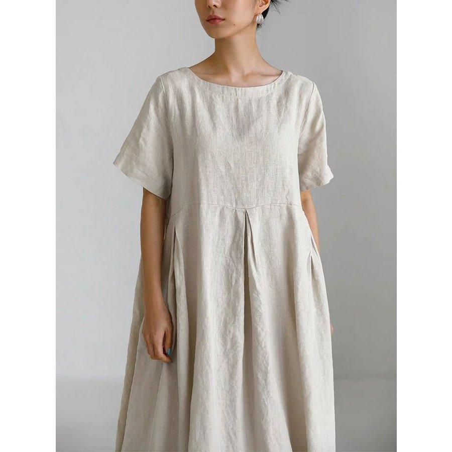 ワンピース ガーゼワンピース レディース 半袖 夏 ロング