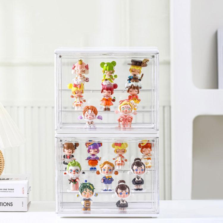 ユズカ！ アクリルケース アクリルケース ミニフィギュア 収納ケース コレクションケース