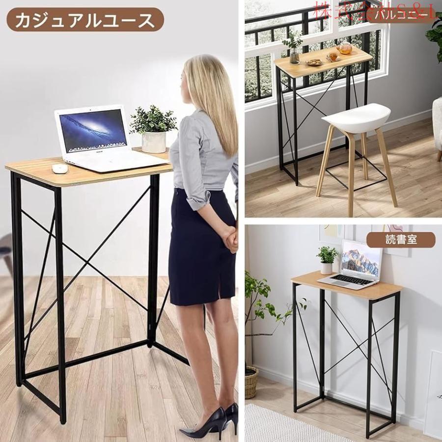 折りたたみデスク スタンディングデスク 株式会社S&L 幅80x奥行 折りたたみデスク スタンディングデスク 株式会社S&L 幅80x奥行