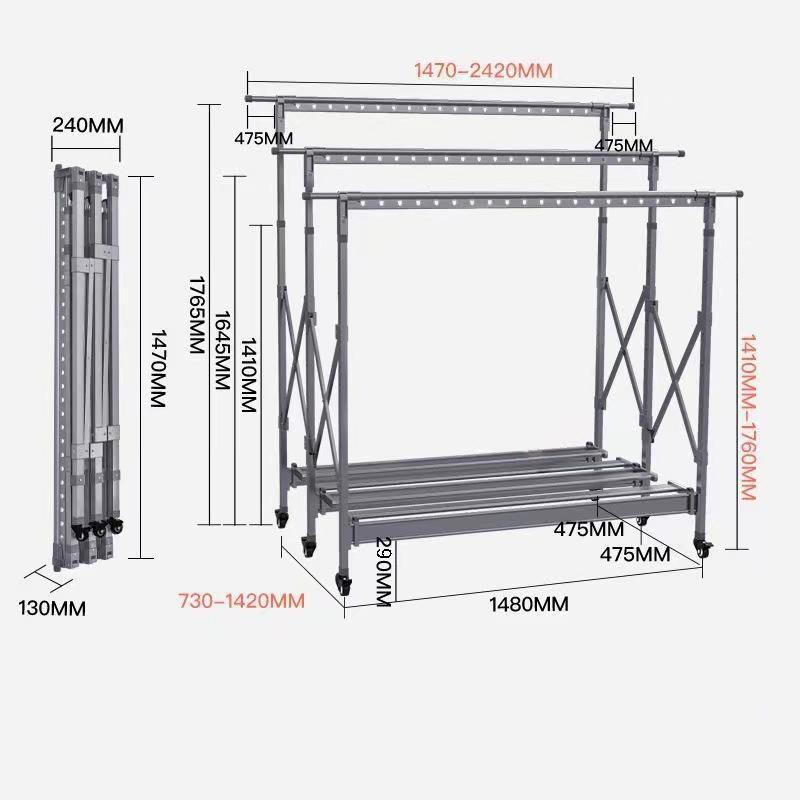 高耐荷重30kgで物干しや布団干しとしても大活躍♪❤お洒落ディスプレイラック 高耐荷重30kgで物干しや布団干しとしても大活躍♪❤お洒落
