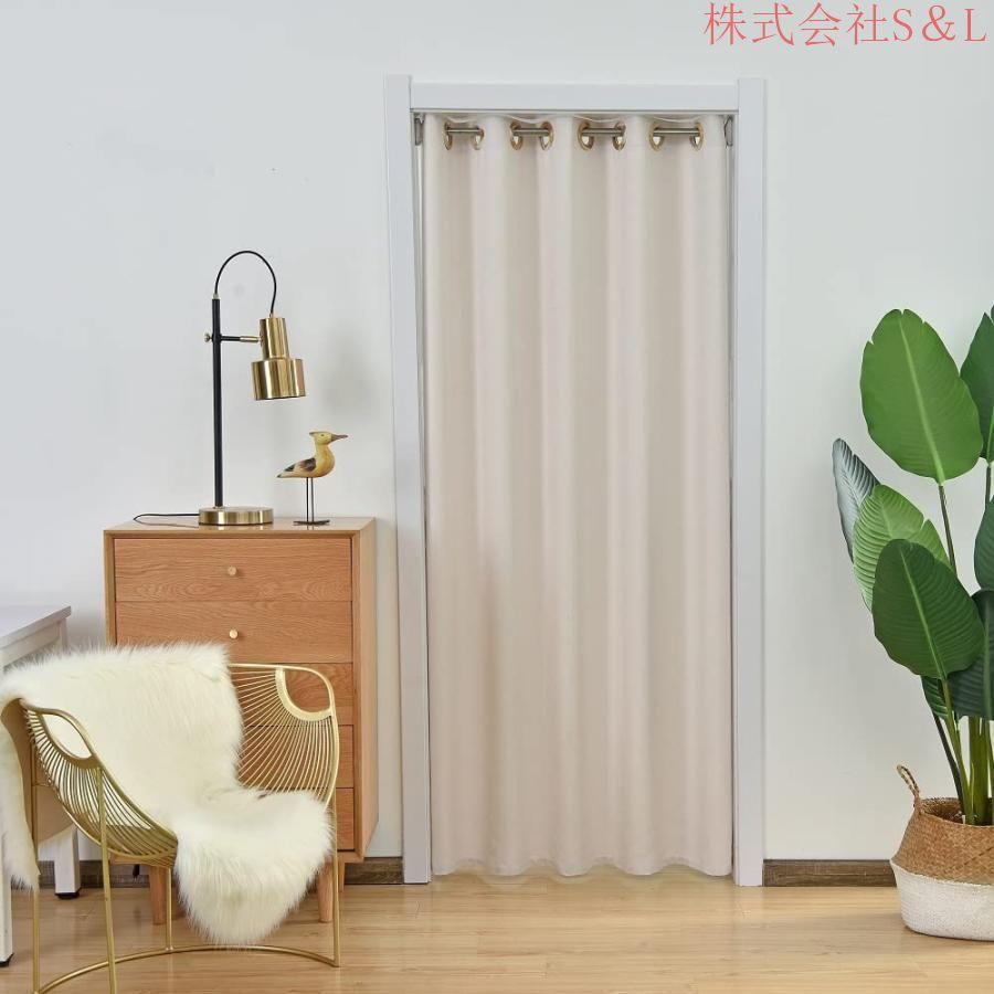 間仕切りカーテン 断熱 のれん 目隠し 180cm丈 保温 ロング 断熱防寒