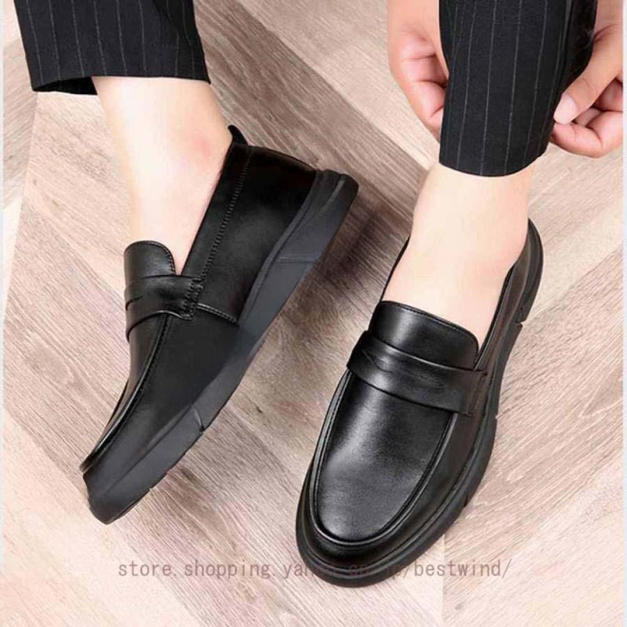 メンズ スリッポン ビジネスシューズ 紳士靴 ウォーキング