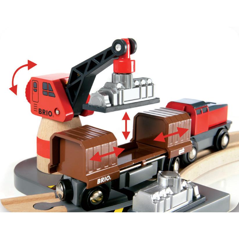 BRIO ブリオ レール＆ロード デラックスセット 木のおもちゃ 電車 でん