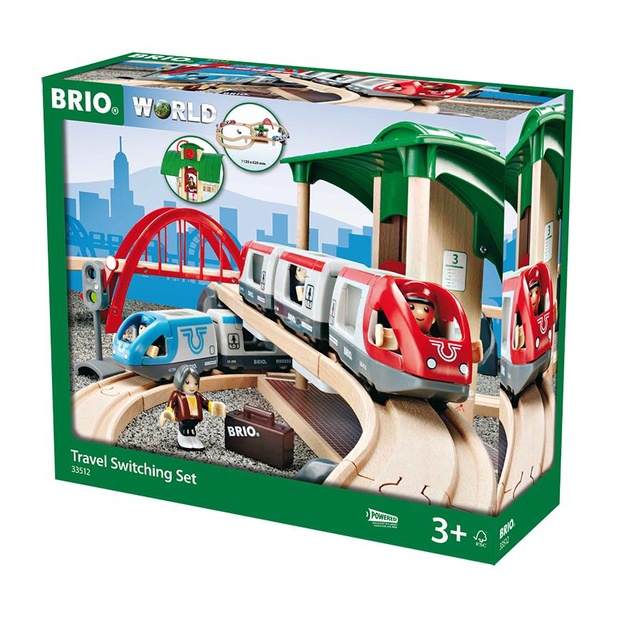 BRIO ブリオ トラベルレールセット 木のおもちゃ 電車 でんしゃ 乗り物