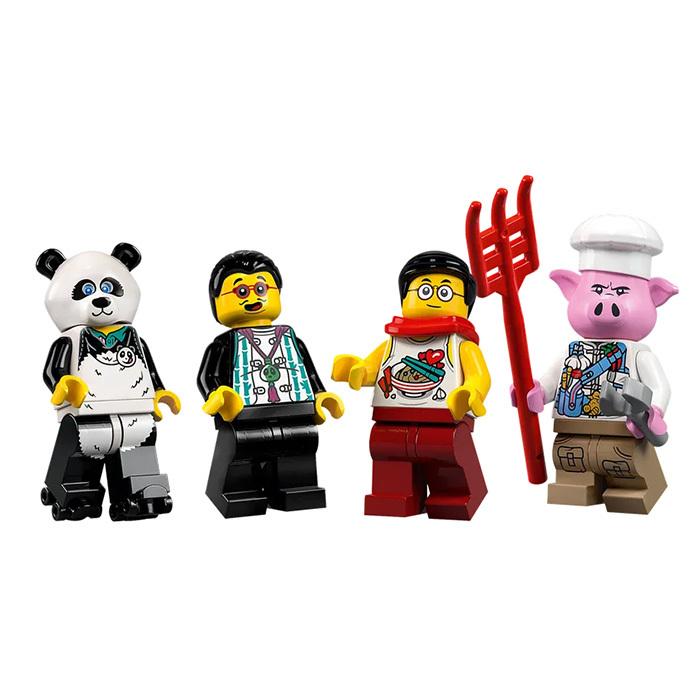 レゴ LEGO モンキーキッド ピグシーのラーメンタンク 80026 おもちゃ 玩具 知育玩具 ブロック｜kogumastore｜03