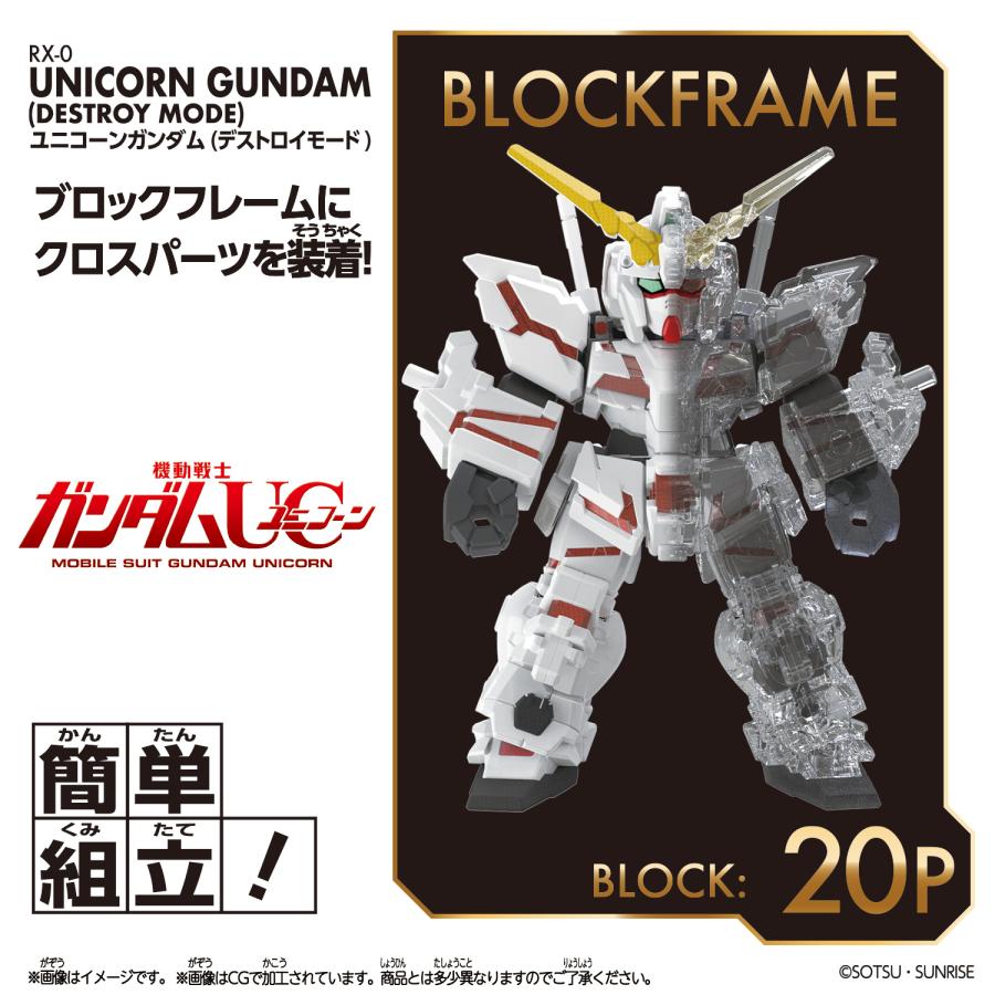ブロックロス 機動戦士ガンダムUC ユニコーンガンダム デストロイ