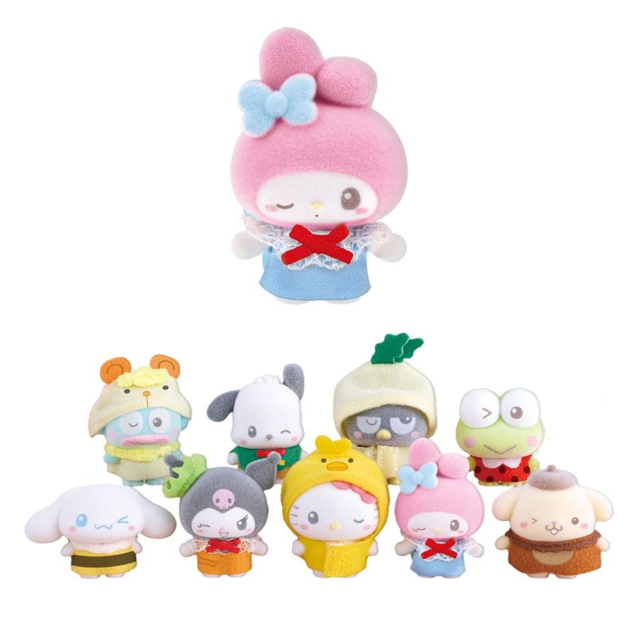 サンリオ 全9種 フロッキードール ぷちとも みんなでおゆうぎ フィギュア バンダイ ぷちとも Sanrio characters みんなでおゆうぎ 種類選択不可