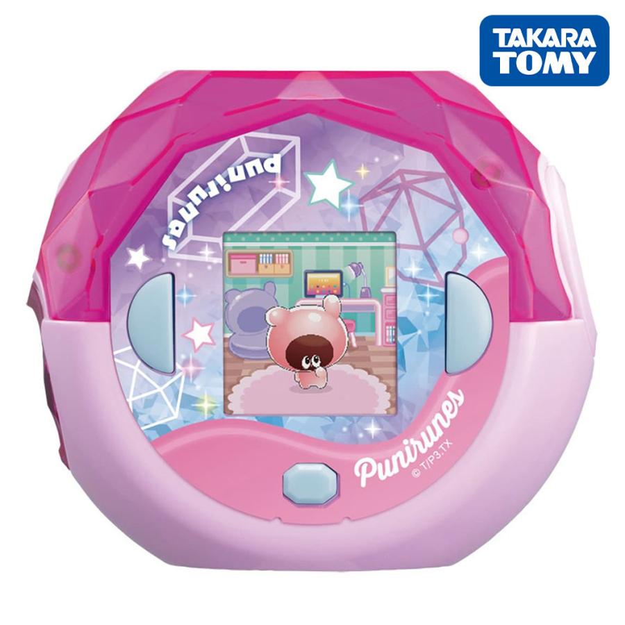 タカラトミー ぷにるんず ぷにすたる クリアピンク 電子玩具 育成