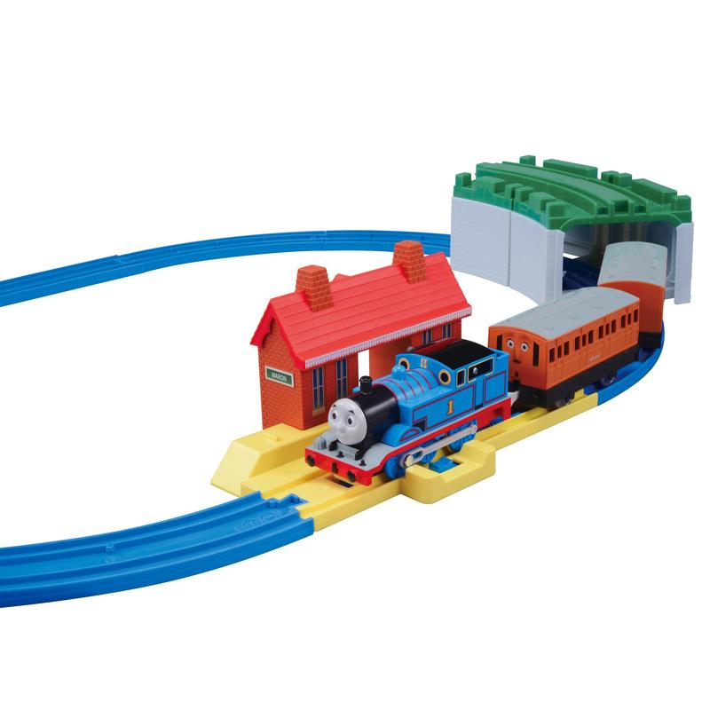 タカラトミー プラレール きかんしゃトーマス ベーシックセット トーマス 貨車 機関車 電車 でんしゃ おもちゃ 男の子 ギフト プレゼント|こぐま |03
