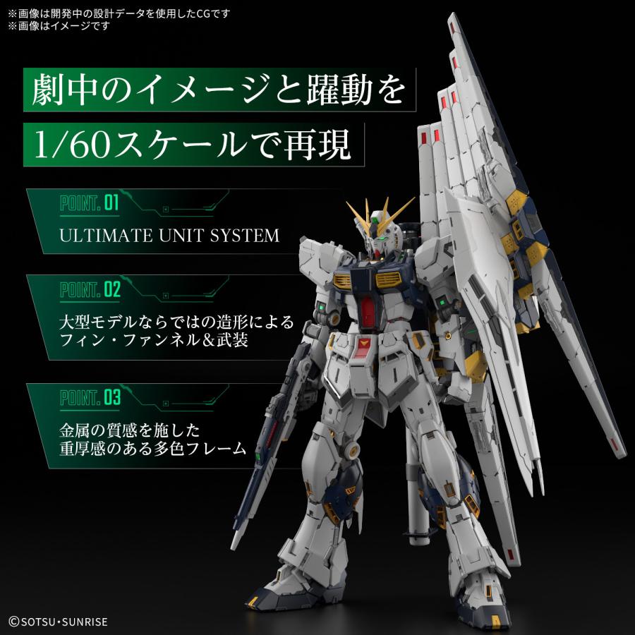 PG UNLEASHED 1 60 『機動戦士ガンダム 逆襲のシャア』 νガンダム+LED