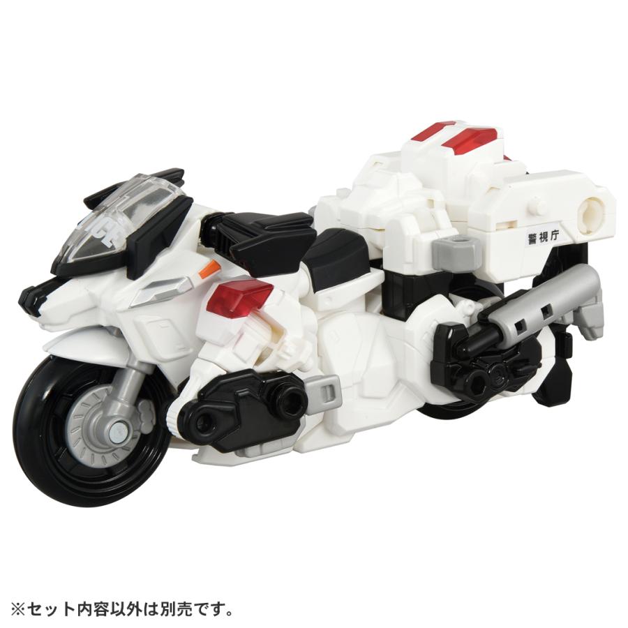 タカラトミー トミカ ジョブレイバー デカライドアーマー白バイ 警察犬