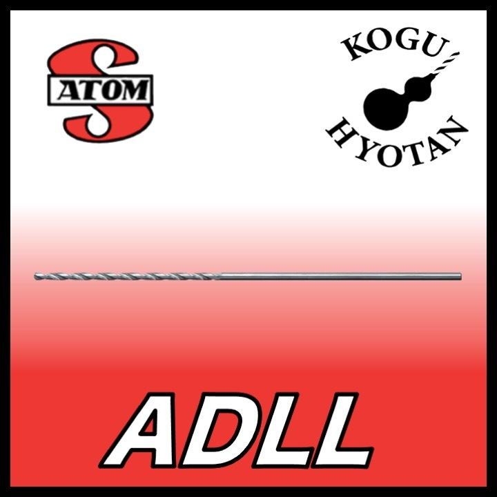 【定形外可】 ATOM ADLL-0335 ソリッド スーパーロングドリル ストレートシャンク φ3.35｜kogunohyotan