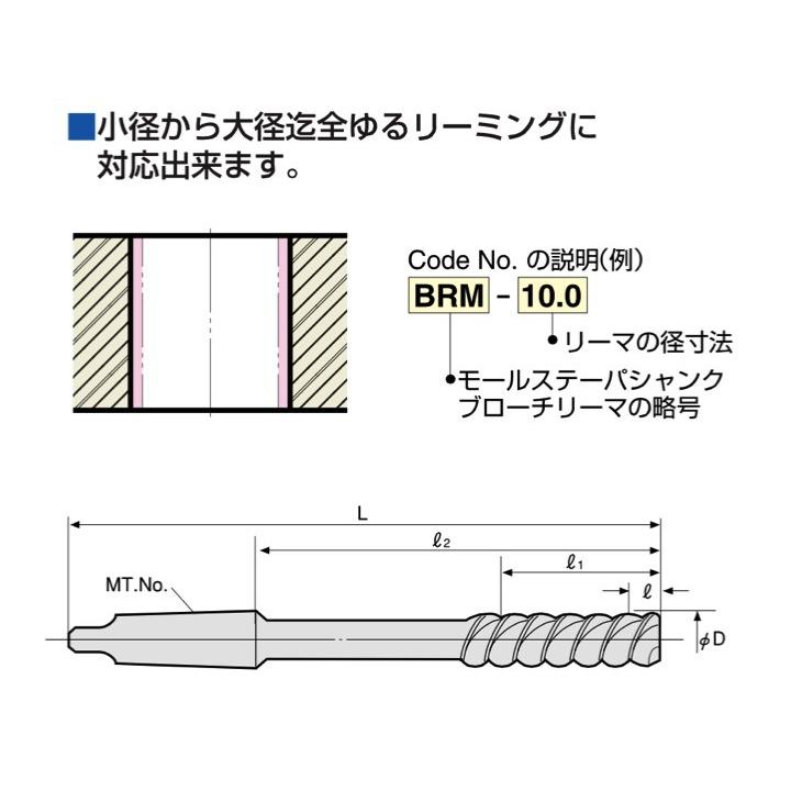 送料無料】 日研工作所 ブローチリーマ BRM-75.0 (MTシャンク) :KH 送料無料】 日研工作所 ブローチリーマ BRM-75.0 (MTシャンク) :KH
