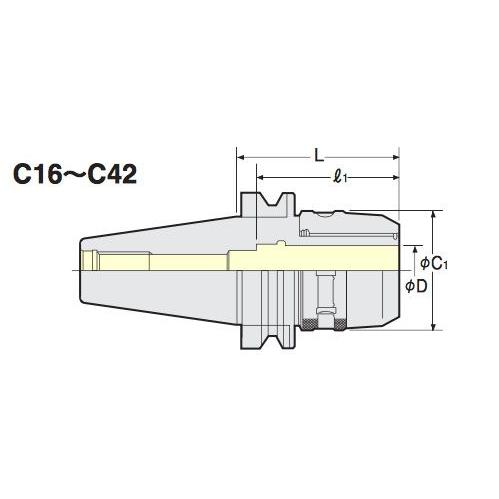 送料無料】日研工作所 ミーリングチャック BT40-C25-70 NIKKEN 送料無料】日研工作所 ミーリングチャック BT40-C25-70 NIKKEN