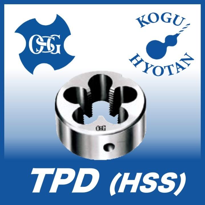 セール！ OSG TPD(HSS) 63径 PT 1-11 ハイス 丸ダイス 管用テーパねじ