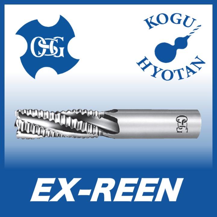 OSG EX-REEN 43 ハイスエンドミル ラフィングミディアム