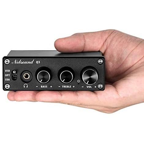 注目ショップ ブランドのギフト D A Dac Q3 Nobsound コンバーター ブラック ヘッドアンプ ヘッドフォンアンプ Usb 同軸 Opt デコーダー ヘッドホンアンプ Pathwaysfl Org