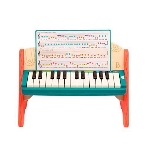 今ならほぼ即納 B Toys 木製ミニピアノ 音楽プレーヤー ピアノのおもちゃ メロディ6曲つき 木のおもちゃ 3歳 正規品 Bx1819z Cisama Sc Gov Br
