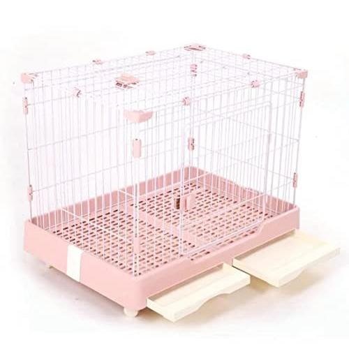 N S ペットケージ 小動物ケージ 犬ケージ 猫ケージ キャットケージ キャスター付き トイレ付き 引き出しトイレ 猫 犬用 屋根付き 天窓 脱走防止 S 2618 琥珀堂 通販 Yahoo ショッピング