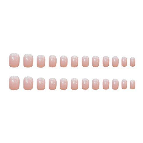 24PCS 美しくて素敵 中位の長さ つけ爪 パーティネイル シンプルネイル|kohakudou70|02
