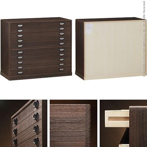 焼桐 桐たんす 10段(5段×2セット) 着物 15-hi-0030_01.jpg