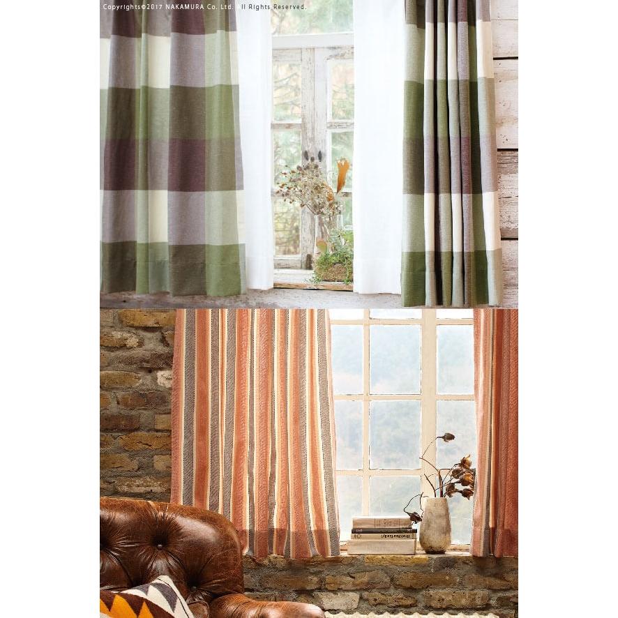 古いカーテン 送料無料 ヴィンテージデザインカーテン 幅100cm 丈90〜240cm