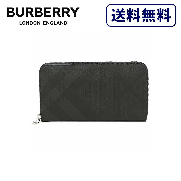 正規品 送料無料 Burberry バーバリー Dark Charcoal ブラック ラウンドファスナー 長財布 メンズ A5656 A5656 琥珀商店 Yahoo ショップ 通販 Yahoo ショッピング