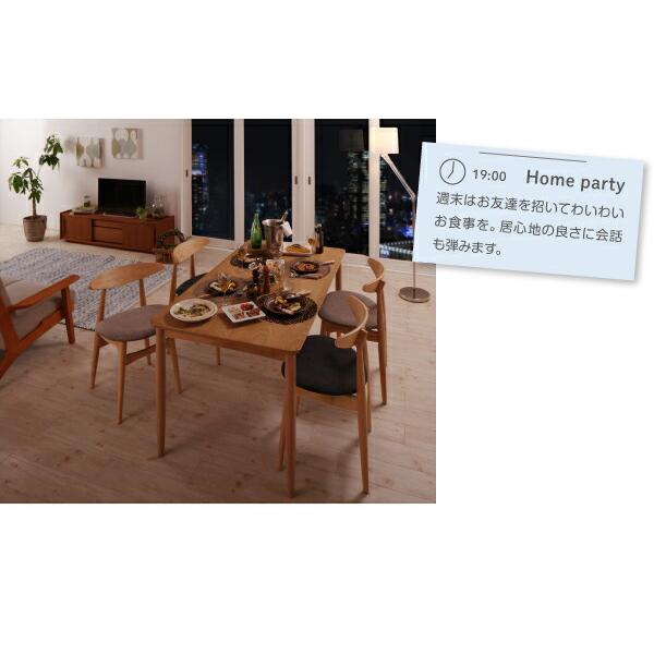 ダイニングテーブル ダイニング 天然木オーク材 北欧デザイン