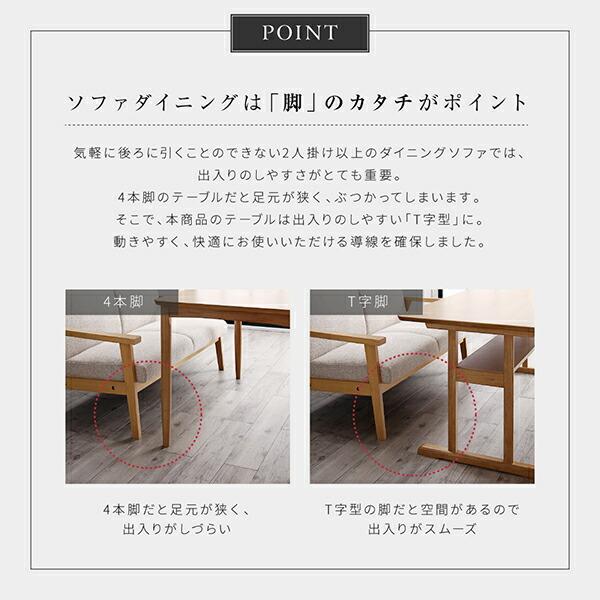 ダイニングテーブル ダイニング 北欧モダンデザイン木肘ソファダイニングシリーズ ダイニングテーブル単品