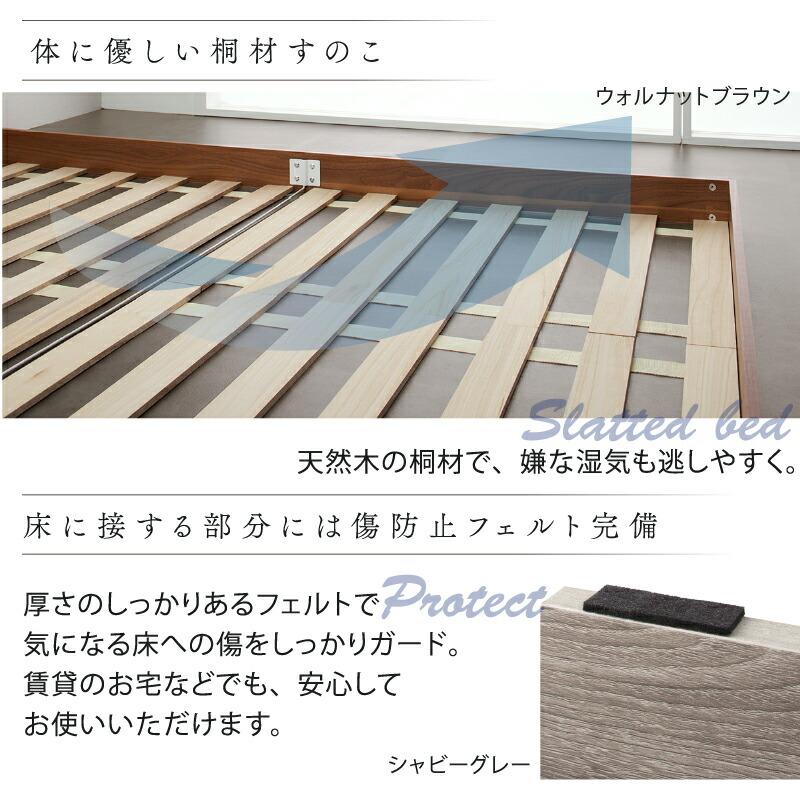 ベッドローベッド フロアベッド フレームのみ ベット シングルベッド
