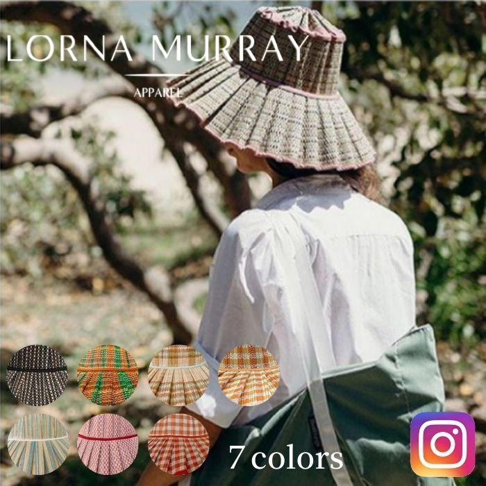 セールの激安通販 ローナマーレイLORNA MURRAY カプリハット　美品　ワンシーズン数回使用 麦わら帽子