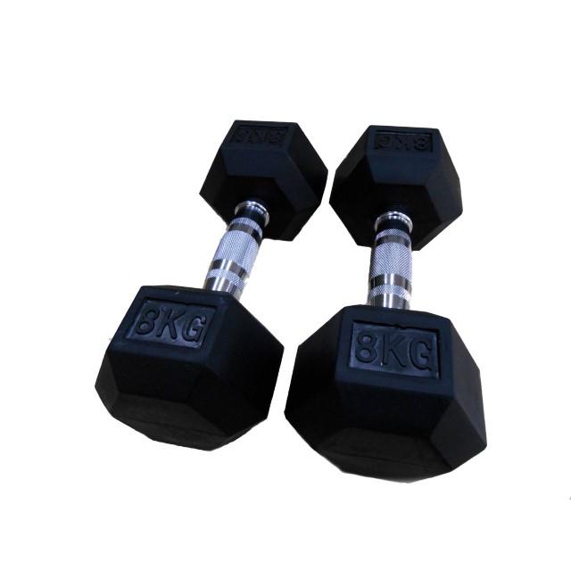 三和体育 ラバーコーティングダンベル 30kg（2個1組) 学校 体育用品 