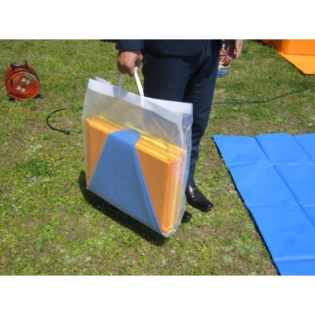三和体育 パタパタプール 10角 ライトブルー 学校 体育用品 送料無料 S 