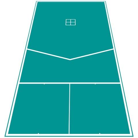 公式正規店購入　レク用ボッチャシート横4m×縦3ｍ定価106700円　新品未使用 三和体育 レク用ボッチャシート(横3m×縦6m) 学校 体育用品 送料無料 S
