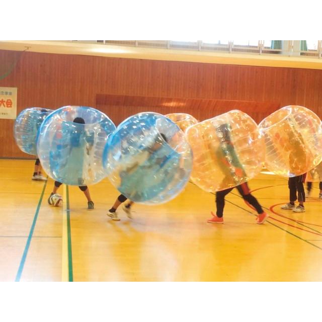 サッカー　三和体育　バブルボール青2個のみ 三和体育 バブルボール(ジュニア用) 青 学校 体育用品 送料無料 S-9596