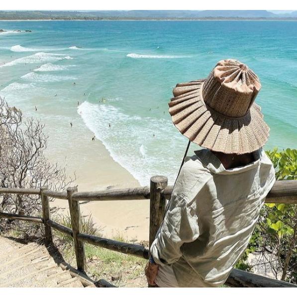 [正規品]Lorna Murray Apparel ローナ マーレイ 帽子 麦わら帽子 ストローハット Child Island Capri Hat アイランド カプリ ハット M キッズ 子供 ハンドメイドの画像