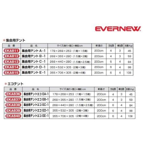 EVERNEW（エバニュー） 運動会用品 集会用テントB-1 送料無料 EKA812