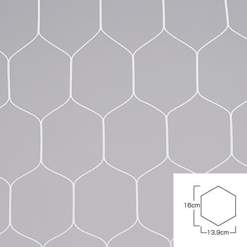 EVERNEW エバニュー EKD849 ジュニアサッカーゴールネット亀甲J114 EVERNEW（エバニュー） ジュニア サッカー ゴール ネット 亀甲 J114 白